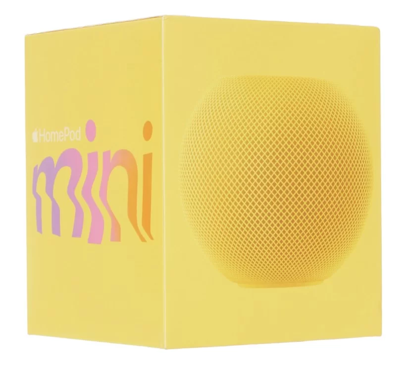 Умная колонка Apple HomePod mini, желтый-8