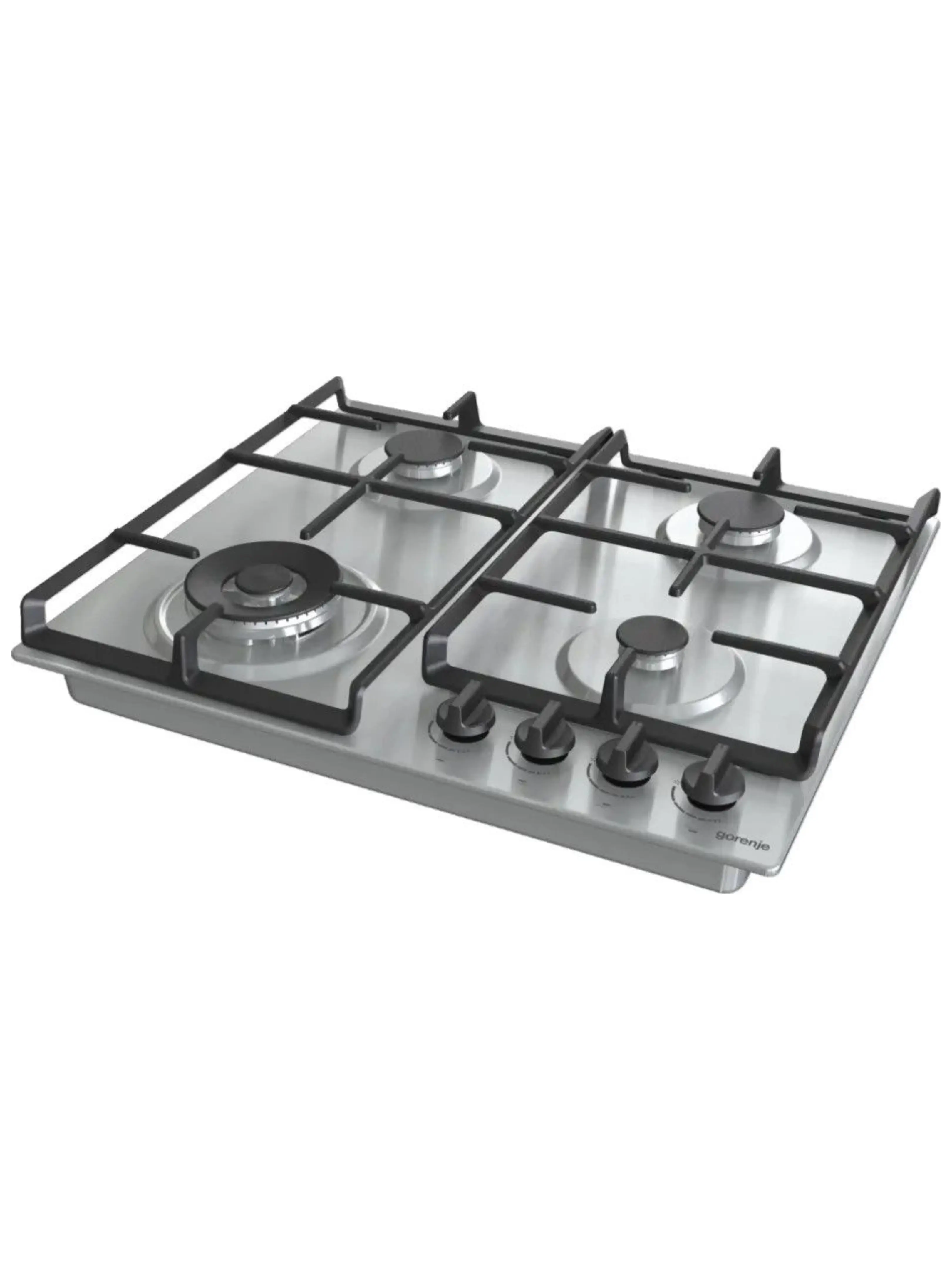 Поверхность газовая Gorenje GW641EBX (Essential / Нержавеющая сталь / Чугун / XtraSurface / WOK)-5
