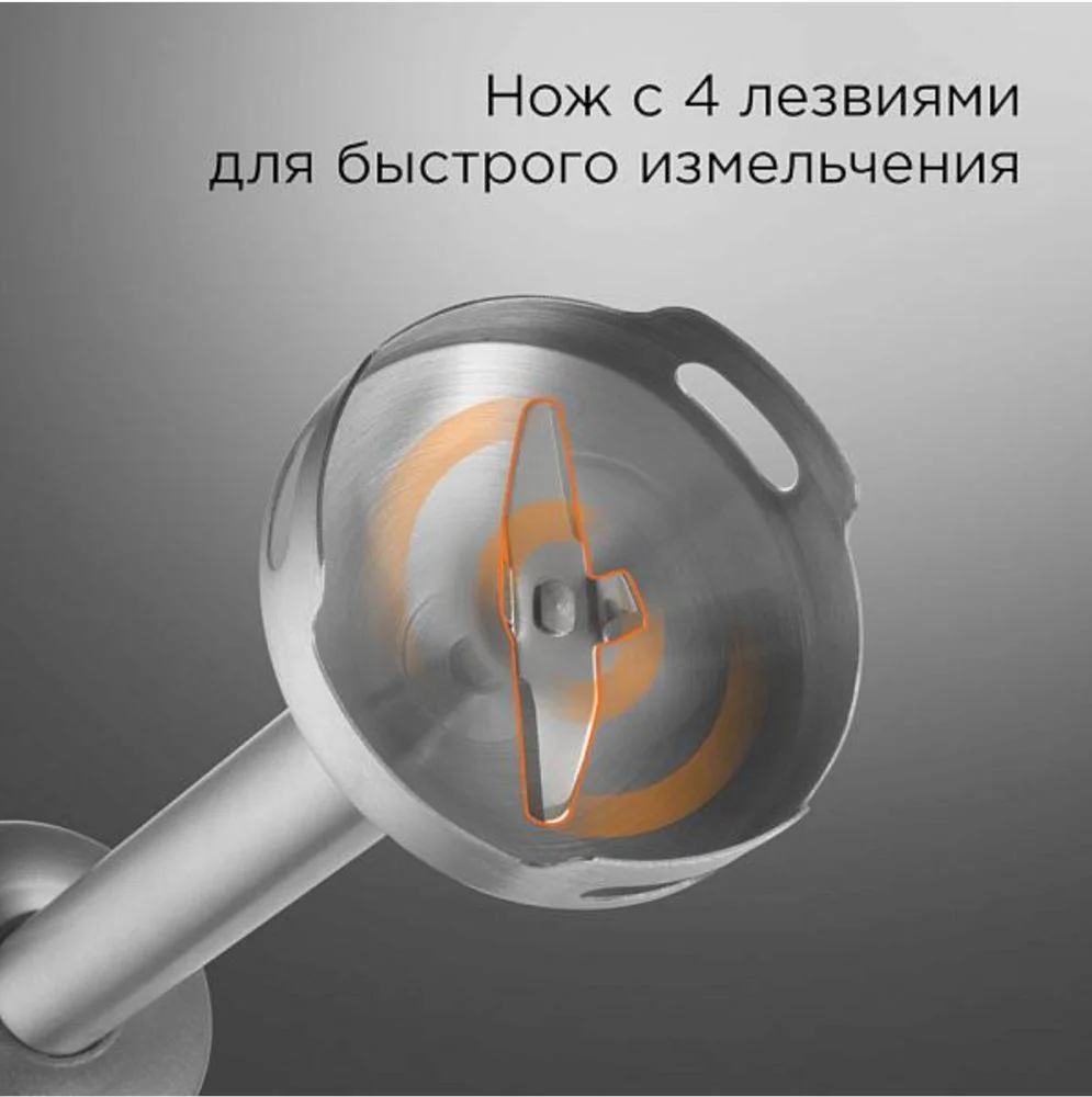 Блендер Редмонд BH400 (1500 Вт / турборежим / венчик, измельчитель, стакан, пюре)-2