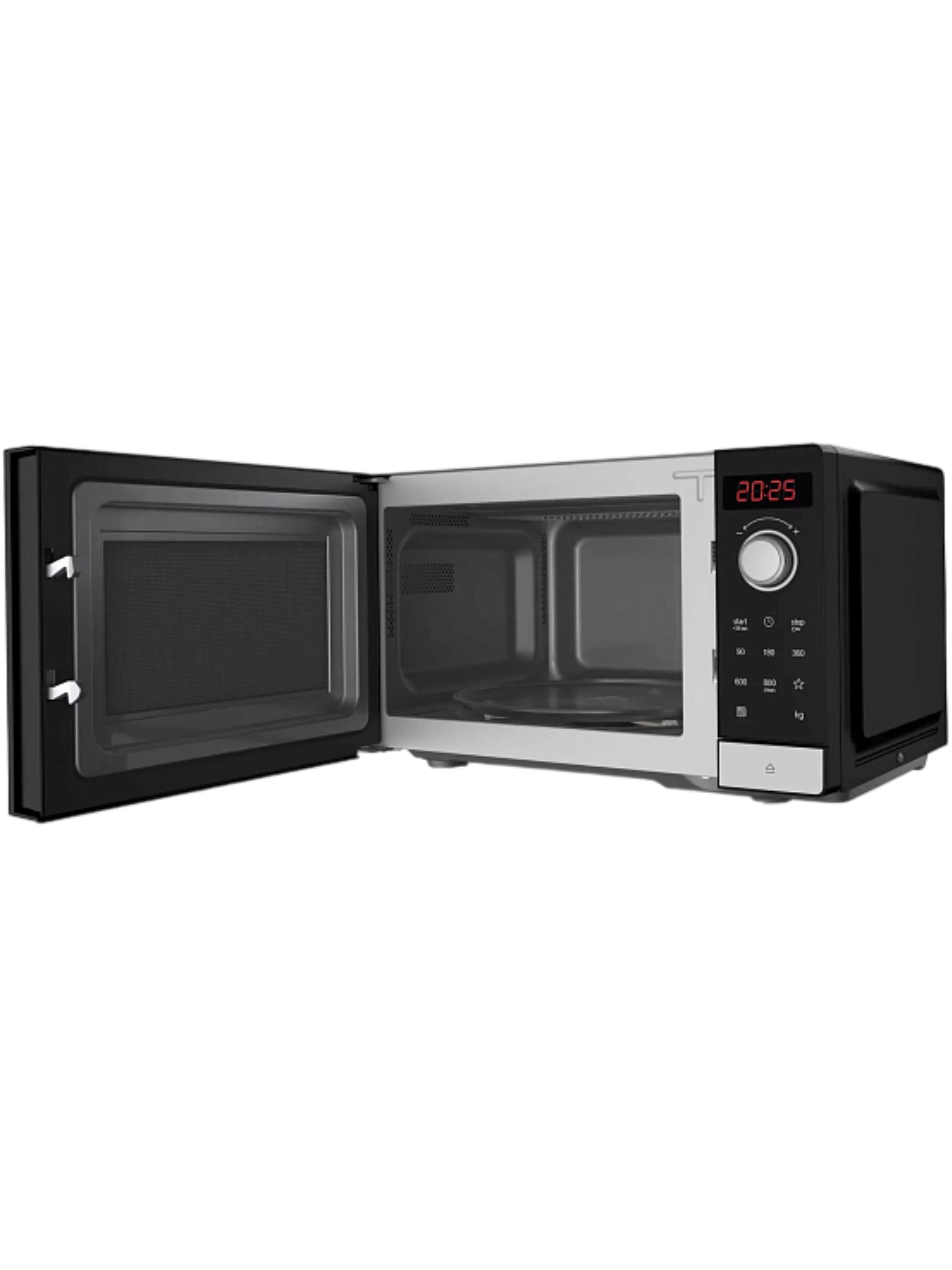 Микроволновая печь BOSCH FFL023MS2 (20 л, 800 Вт, переключатели поворотный механизм, сенсор, дисплей, черный)-3