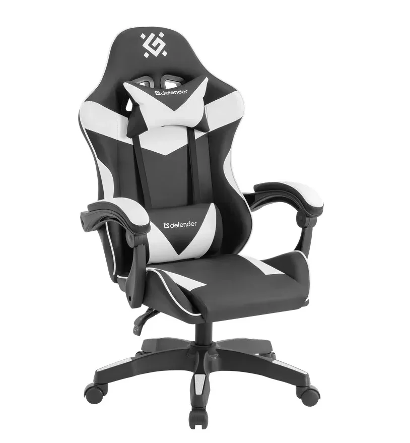 Игровое кресло Defender Urana, чёрный/белый-0