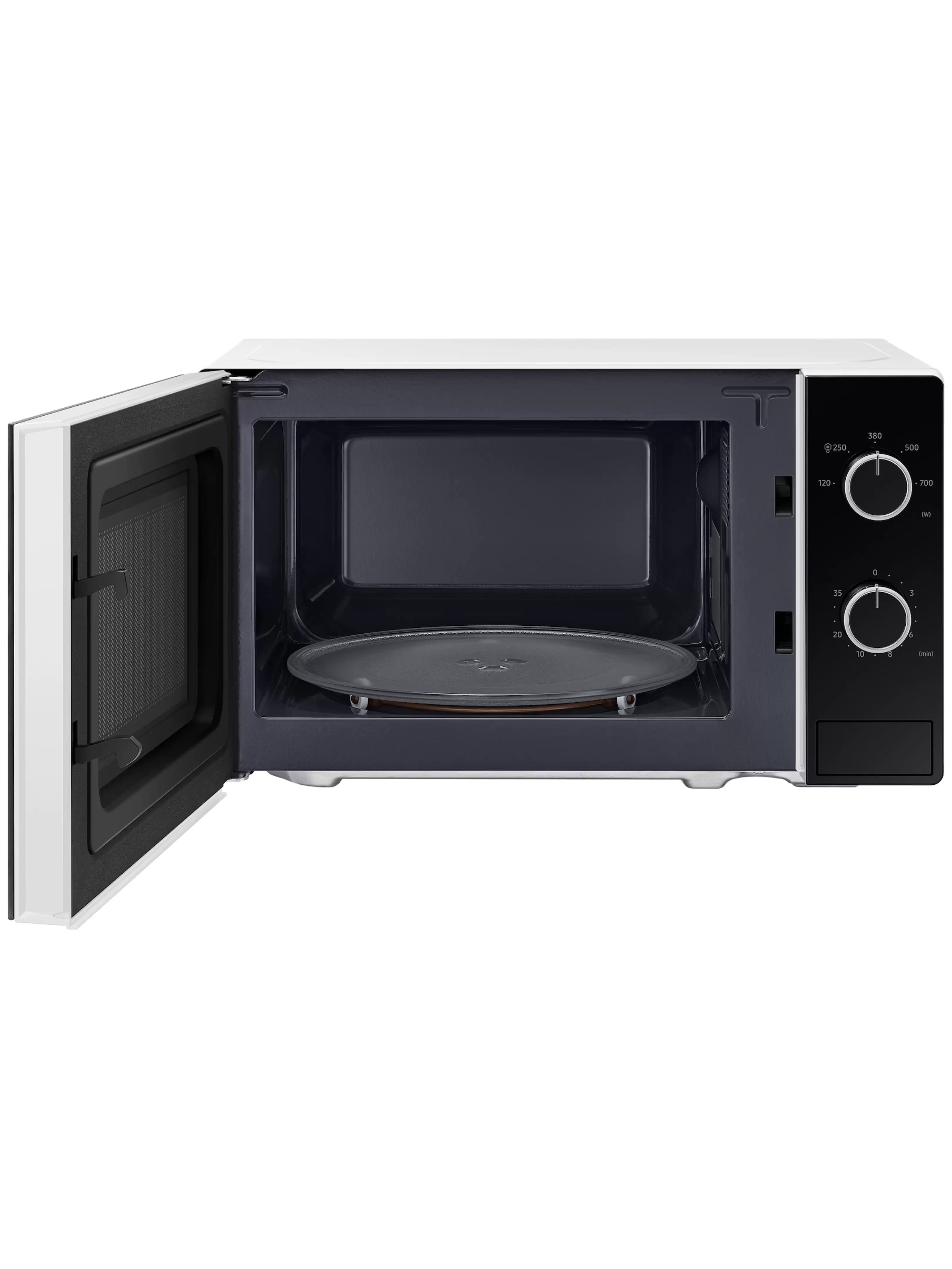 Микроволновая печь Samsung MS20A3010AH/BA (20 л, 700 Вт, переключатели поворотный механизм, белый)-4