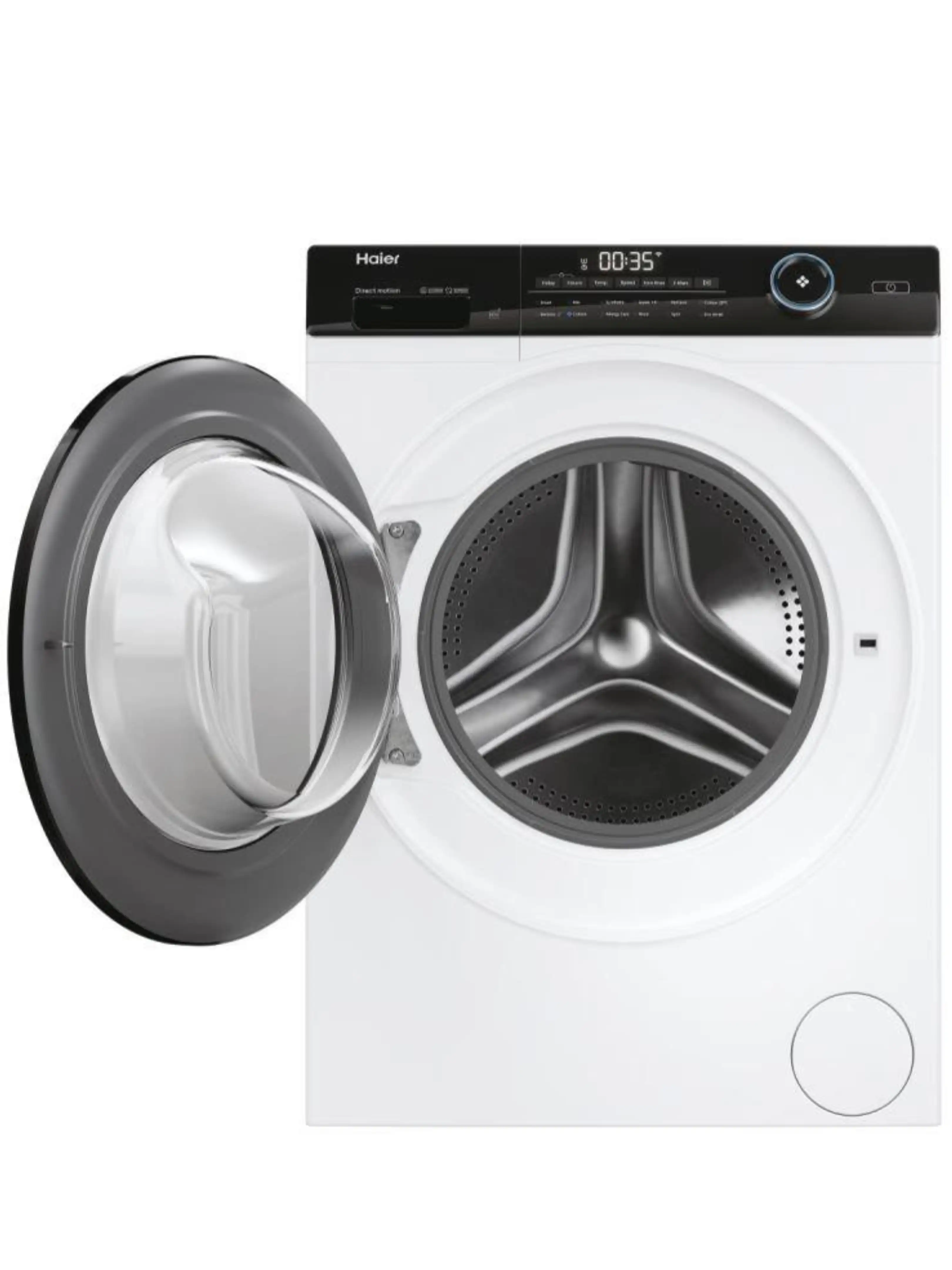 Стиральная машина Haier HW100-B14959U1 (I-Pro Series 5 / 57см / 10кг / 1400об / пар / Wi-Fi + Bluetooth / Direct Motion)-1
