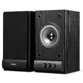 Колонки 2.0 SVEN SPS-607* / 6W / Питание - USB / black / Корпус - дерево (MDF)-0