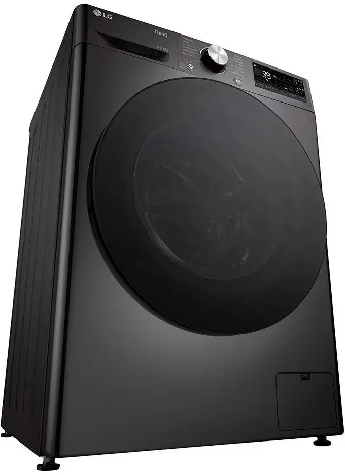 Стирально-сушильная машина LG F4DR711S2BA (56.5см /11кг/6кг/ 1400об / пар / AI DD / TurboWash™360 / Wi-Fi / Inverter Direct Drive / A+++ / Чёрная)-12