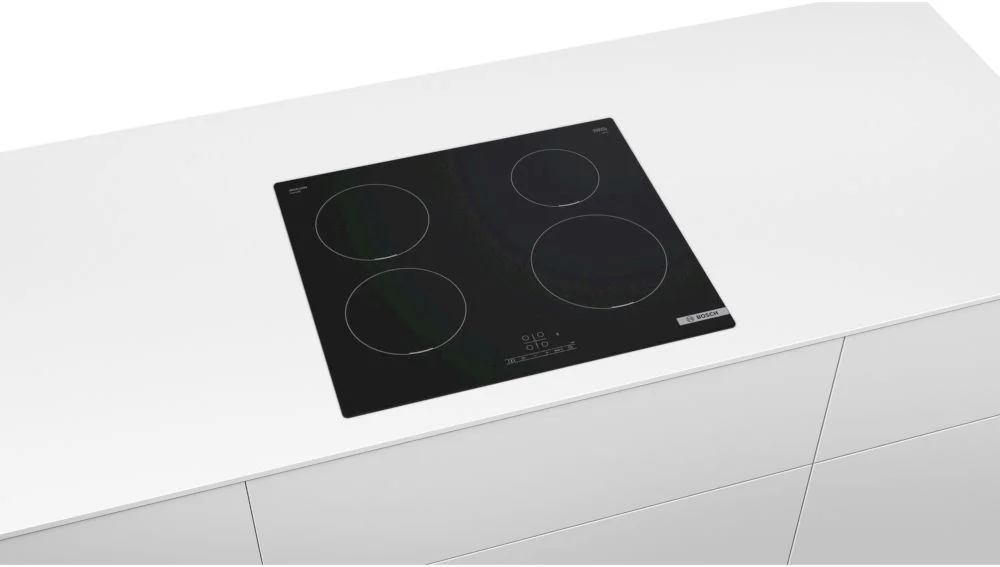 Поверхность индукционная Bosch PUE611BB5D (Serie4 / черный / стеклокерамика / TouchSelect / QuickStart / PowerBoost)-1