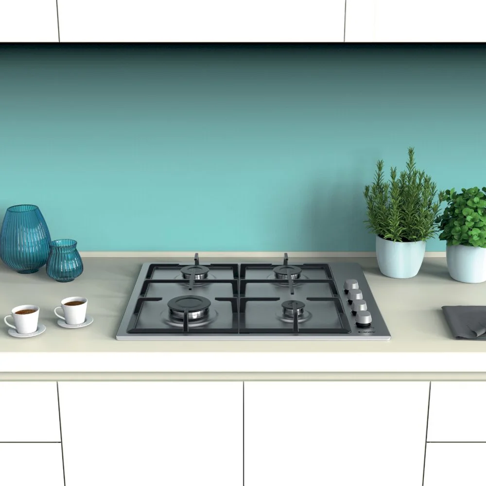 Поверхность газовая Candy CHG6LX (Smart / Нерж / Сталь / Чугун)-2