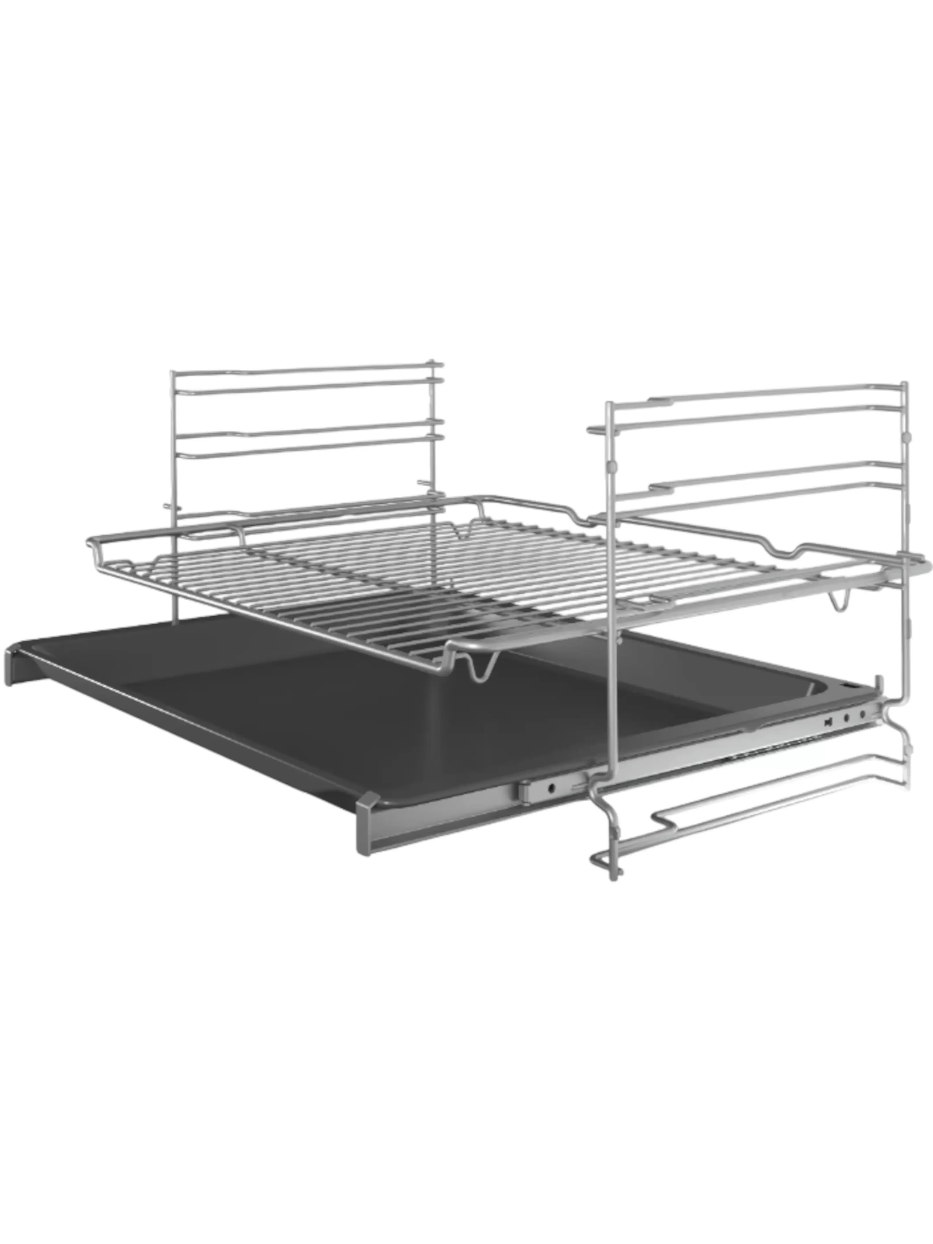 Духовой шкаф Bosch HBA372EB0 (Serie4 / 71 л / до 275 °C / Чёрное стекло / Гриль / Телескоп. напр. (x1) / Пиролиз / TouchControl / A)-2