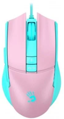 Мышь A4Tech Bloody L65 Max игровая (12000dpi), розовый/голубой-0