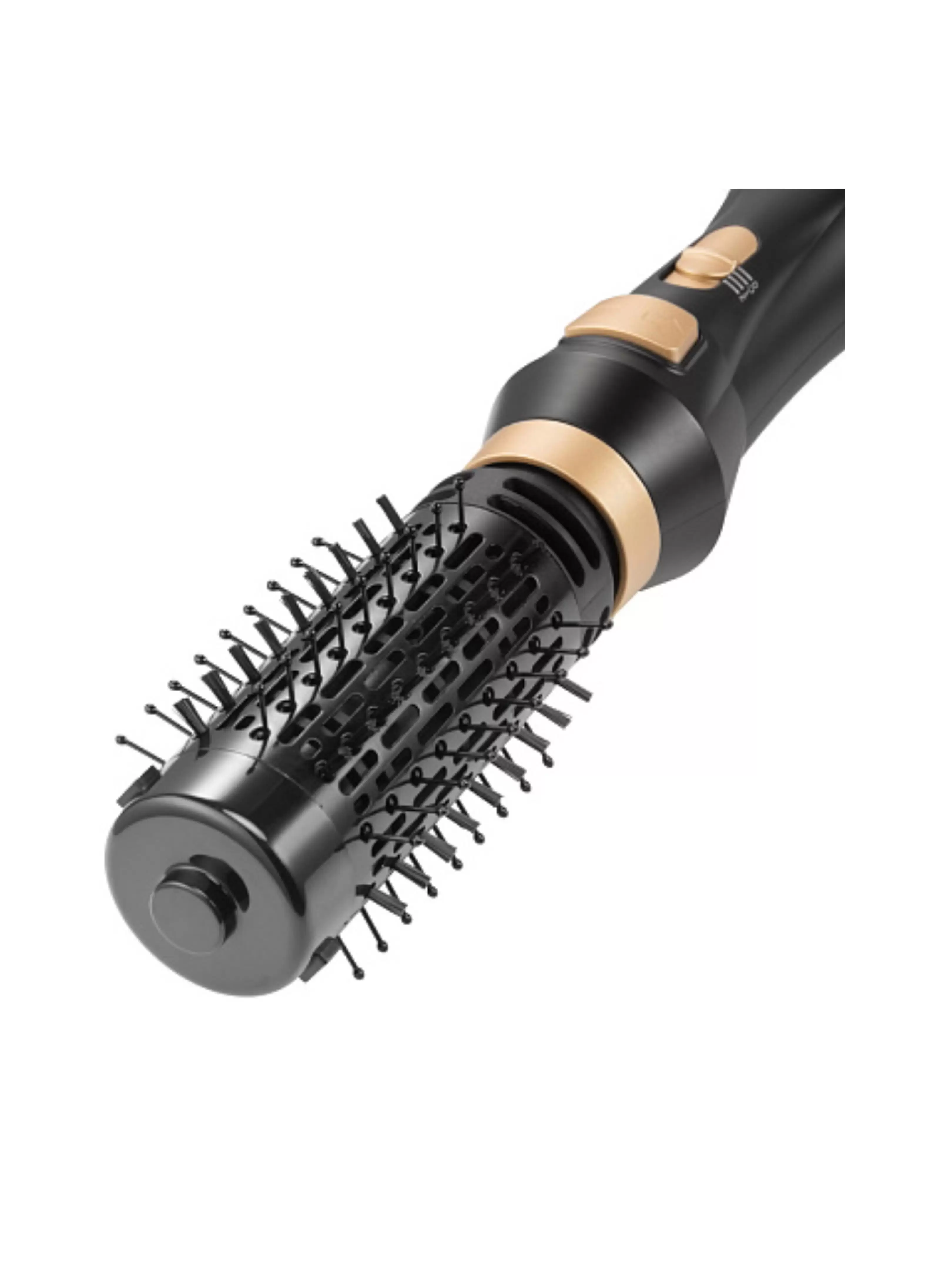 Фен-щетка Redmond HD1730 (1200 Вт / вращающаяся щетка / диаметр 50 мм, 40 мм / 3 режима / холодный воздух / шнур - 1,8 м / черный/золотой)-3