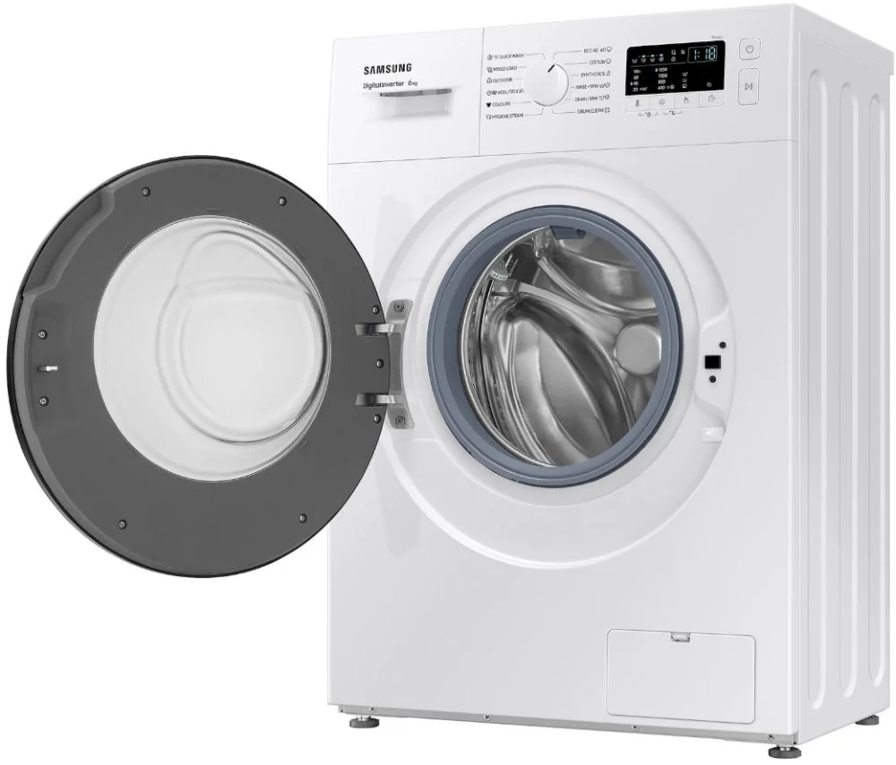 Стиральная машина Samsung WW60A3120BE/LE (40см / 6кг / 1200об / пар / Drum Clean / мотор - Digital Inverter)-4