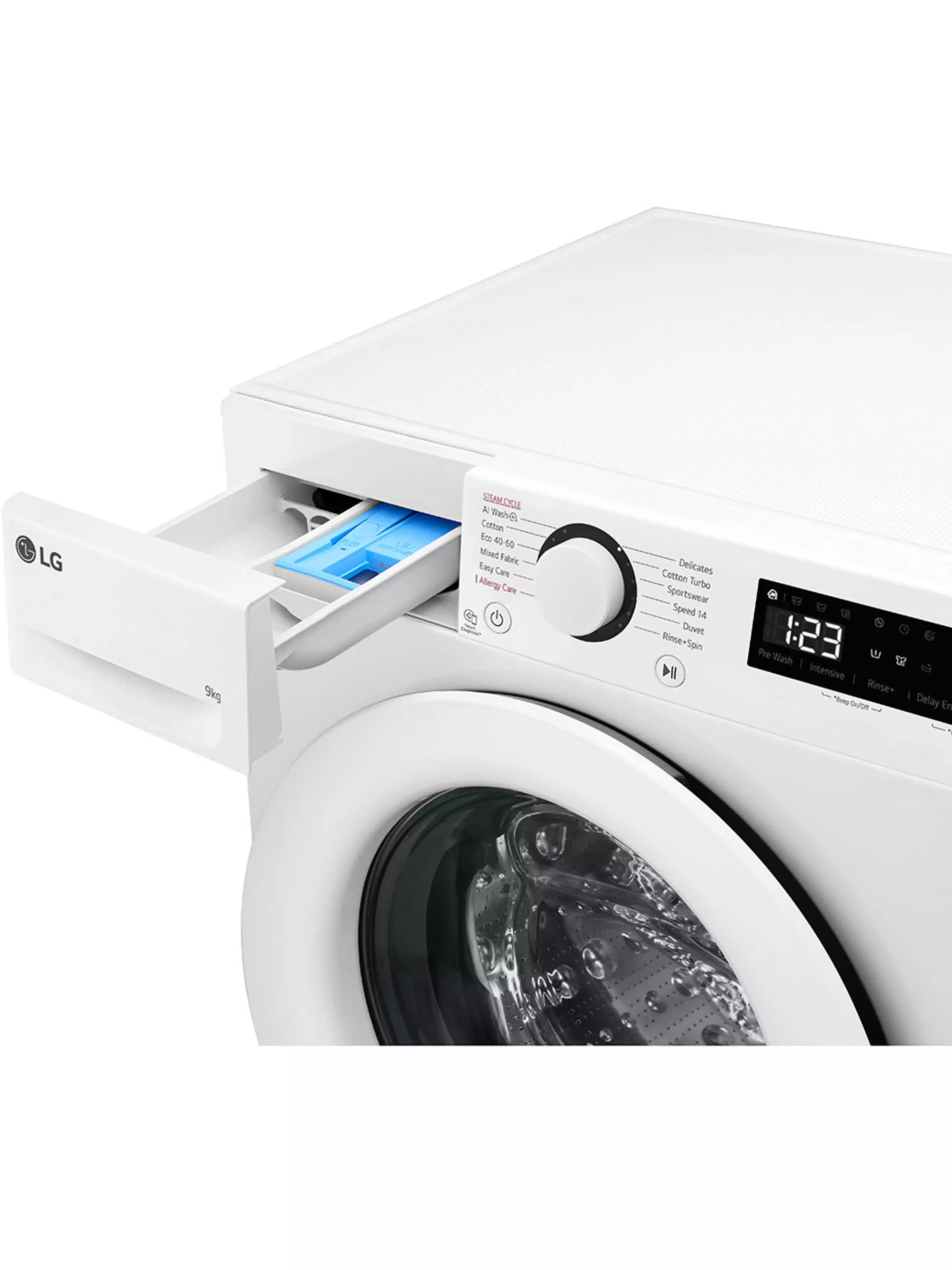 Стиральная машина LG F4WR509SWW (56,5см / 9кг / 1400об / пар / AI DD / Steam / Smart Diagnosis / Inverter Direct Drive / A+++)-4