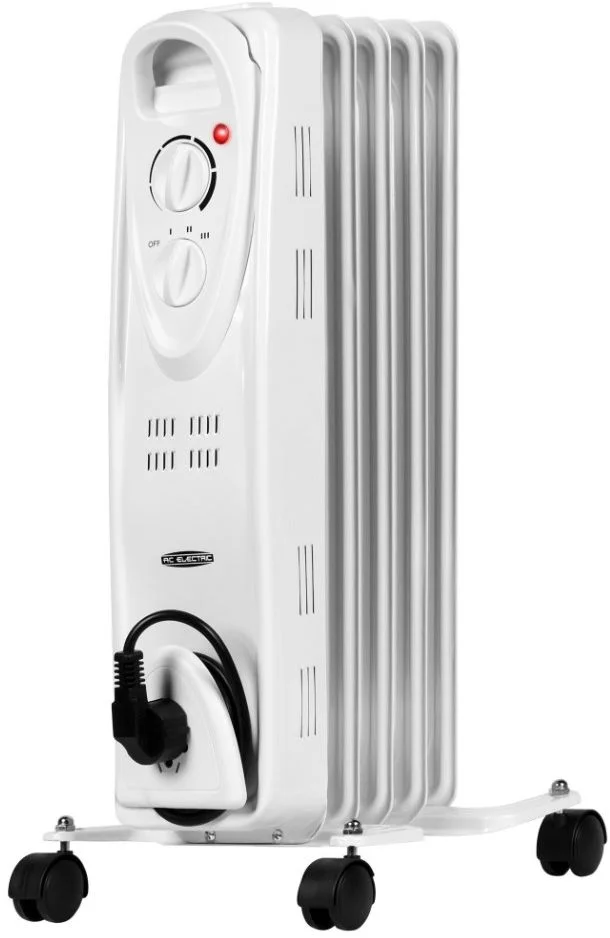 Масляный радиатор AC ELECTRIC AOH/BM-05BW (1000 Вт, площадь - 15 м², термостат)-0