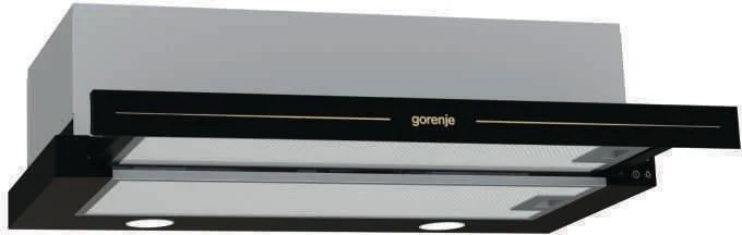 Вытяжка телескопическая Gorenje BHP62CLB (Classico / 435 м³/ч / 135 Вт / LED освещение 2x3 Вт / ширина - 60 см / Антрацит )-1