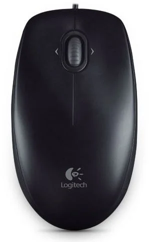 Проводная мышь Logitech M100r, (проводная 1.8 м/1000 dpi), Черная-0