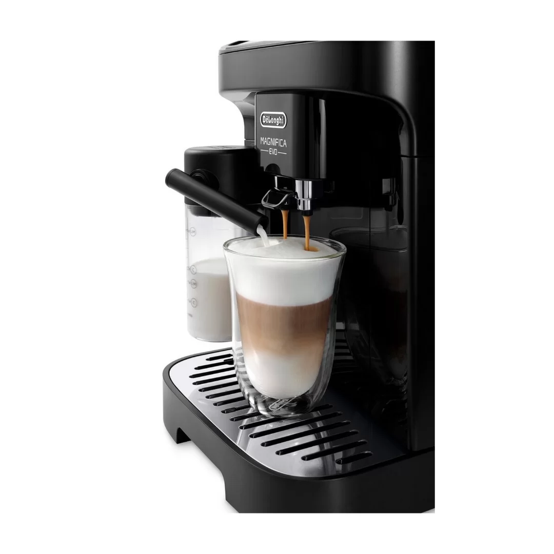 Кофемашина DeLonghi Magnifica Evo ECAM290.51.B (кофе зерновой, молотый/ 1450 Вт/ 1.8 л/ автоматический капучинатор/ 4 напитка)-2
