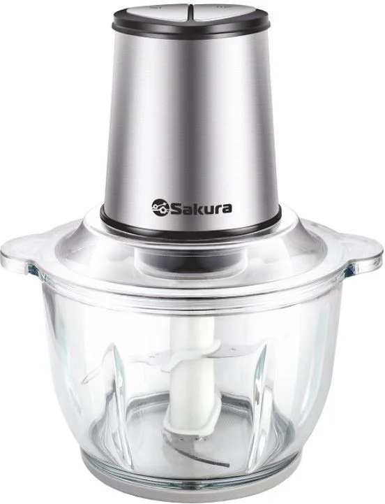 Измельчитель Sakura SA-6245BS (600 Вт/ 2000 мл/ чаша стекло)-0