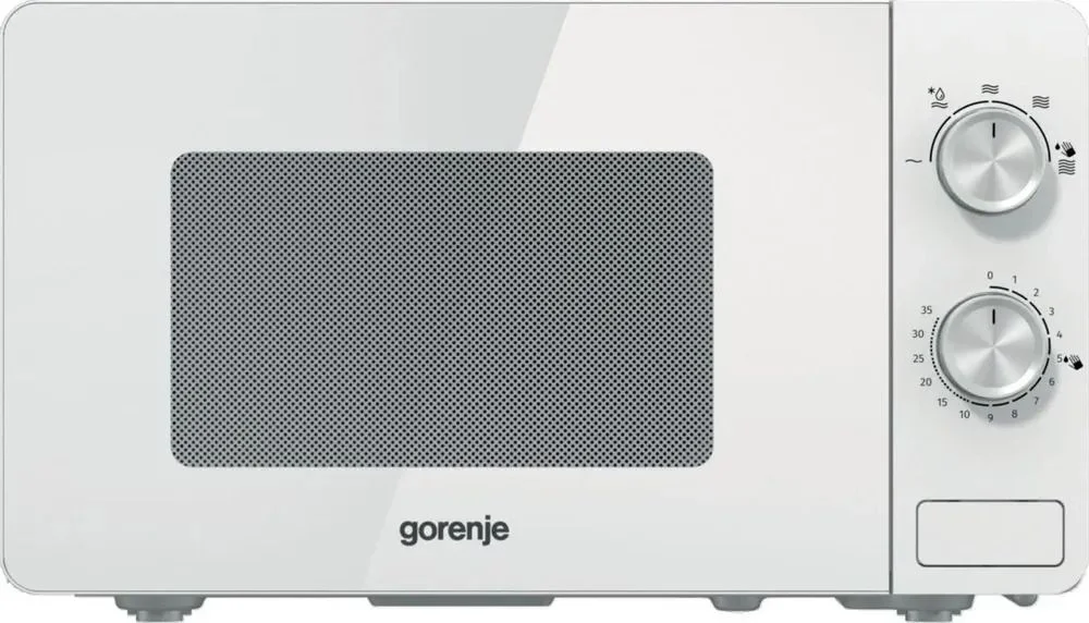 Микроволновая печь Gorenje MO20E1W2 (Essential / 20 л, 800 Вт, переключатели поворотный механизм, белый)-2