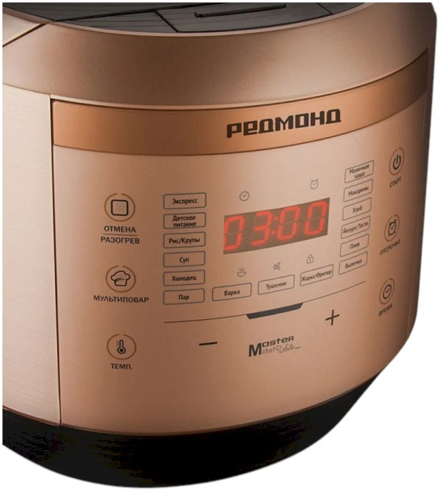 Мультиварка Redmond RMC-450 (4,5 л / 860 Вт / 16 программ / сенсор / поддержание тепла, отложенный старт / индукционный нагрев)-3
