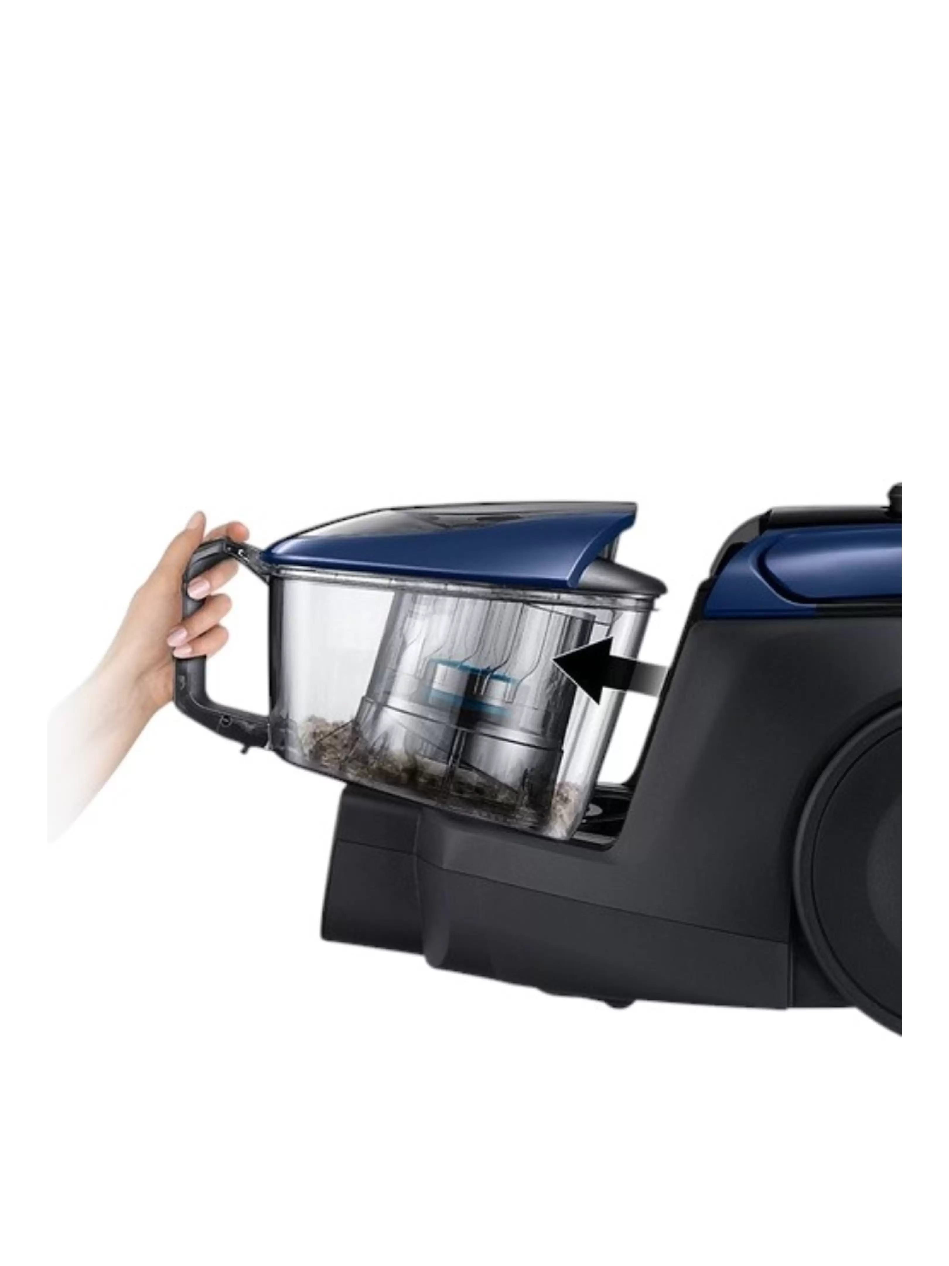 Пылесос Samsung VC18M3120VB (1800/380 Вт, контейнер, 2л, синий, Anti-tangle turbine, ручка Easy Grip)-4