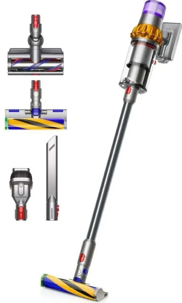 Пылесос Dyson V15 Detect Absolute EU, yellow/nickel-0