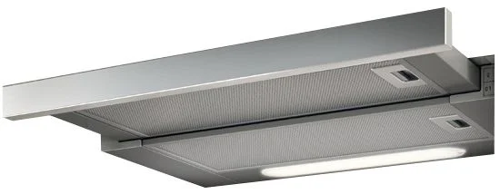 Вытяжка телескопическая Elica Elite 14 Lux GRIX/A/50 (650 м³/ч / 121 Вт / LED освещение 2x3 Вт / ширина - 49.8 см / нерж. сталь)-0