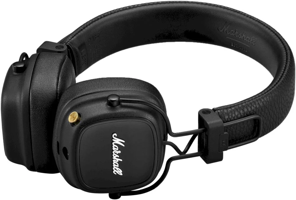 Беспроводные наушники Marshall MAJOR IV, (Bluetooth 5.0, кабель 2.15 м, SBC), Черные-2