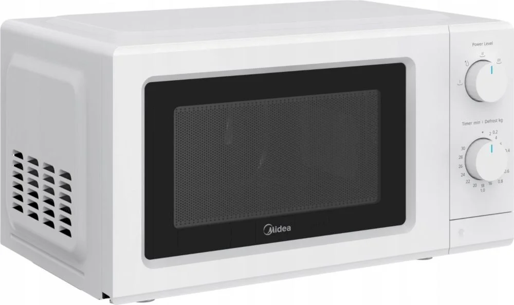 Микроволновая печь Midea MD-MP012MK-WH (19 л, 700 Вт, переключатели поворотный механизм, белый)-1