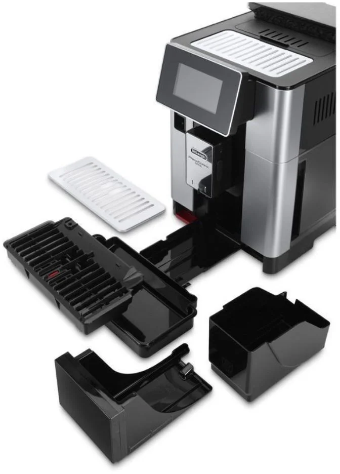 Кофемашина DeLonghi PrimaDonna SOUL ECAM610.55.SB (кофе зерновой, молотый/ 1450 Вт/ 2.2 л/ автоматический капучинатор/ 18 напитков)-8