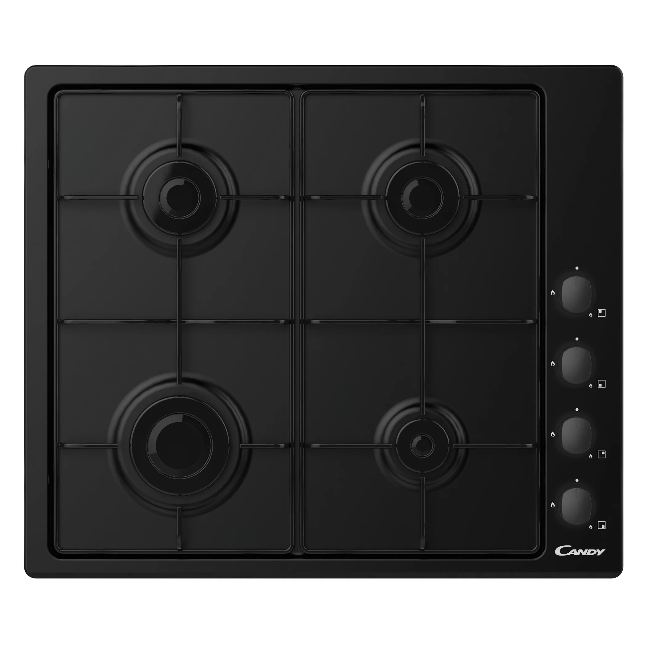 Поверхность газовая Candy CHW6BLB (Smart / черный / сталь / эмалированная сталь)-2