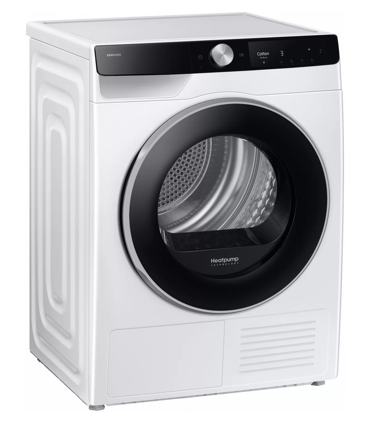 Сушильная машина с тепловым насосом Samsung DV90T6240LK/S7 (65см / 9кг / OptimalDry / AI Control / Wi-Fi)-0