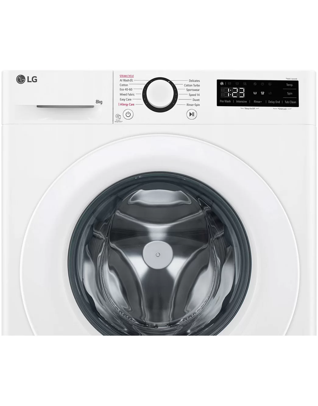 Стиральная машина LG F2WR508SWW (47.5см / 8кг / 1200об / пар / добавление белья / AI DD™ / Steam™ / А+++)-5