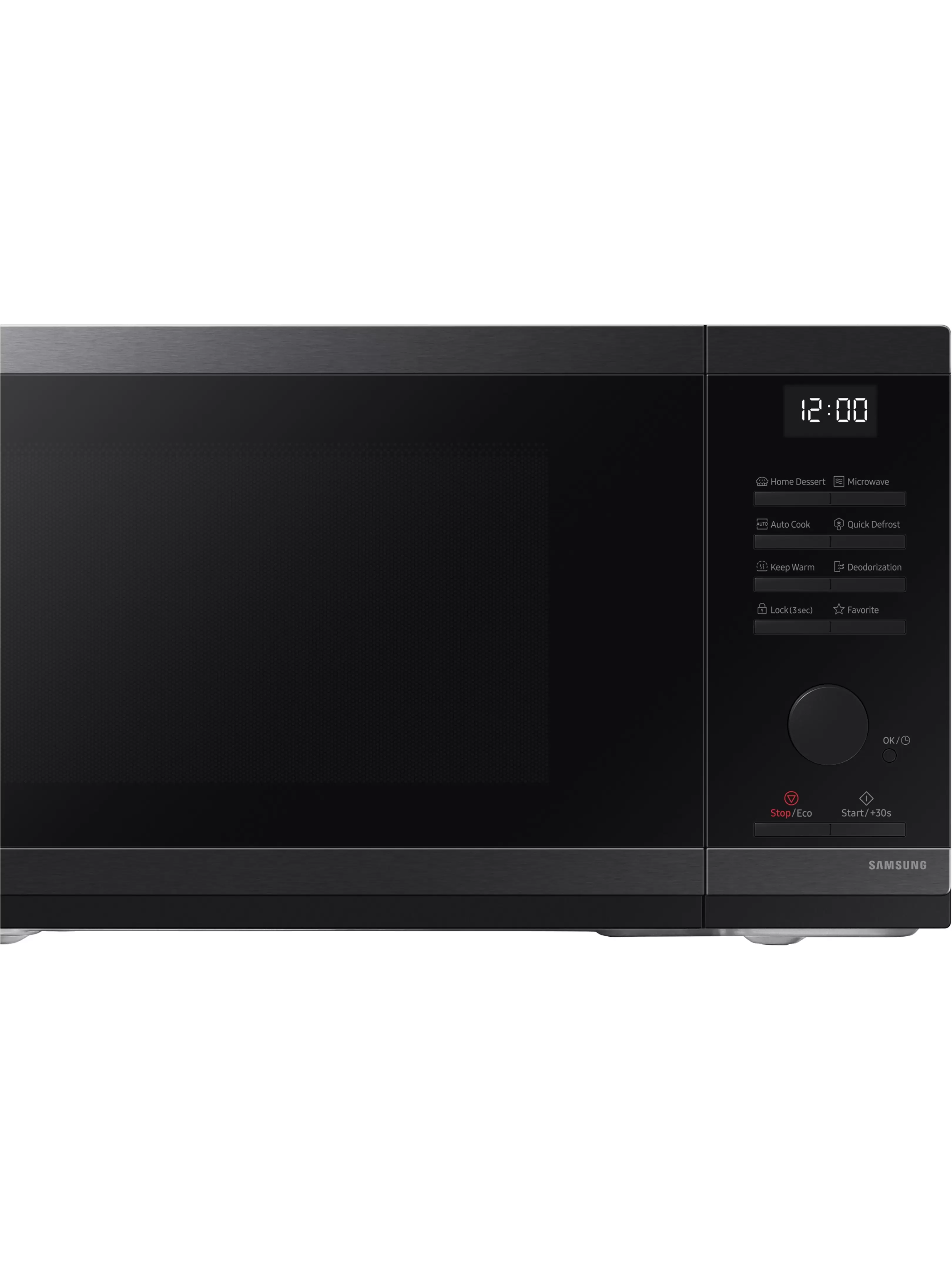 Микроволновая печь Samsung MS23DG4504GGE2 (23 л, 800 Вт, переключатели поворотный механизм, кнопки, дисплей, черный)-7