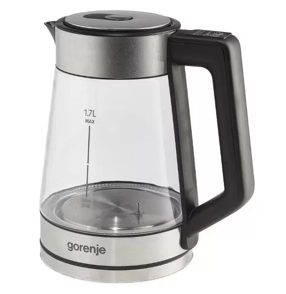 Чайник Gorenje K17TRG (2200Вт / 1,7л / стекло/металл)-0