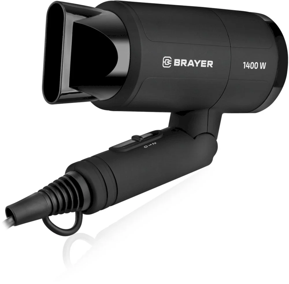 Фен Brayer BR3040 (компактный / 1400 Вт / 2 режима / шнур - 1.8 м)-2