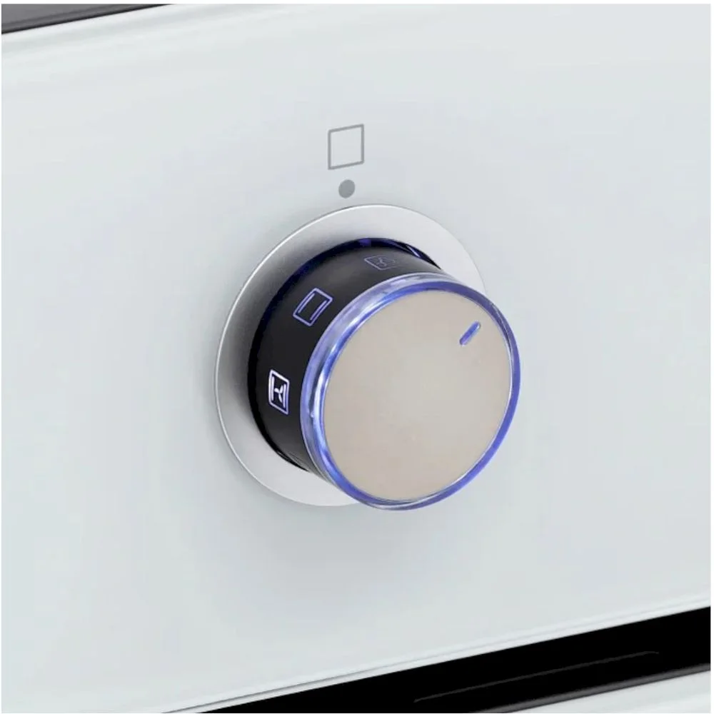 Духовой шкаф KRONA LYRA 45 WH (Узкий, 45 см / 45 л / до 260 °C / Белое стекло / Телескоп. напр. (x1) / Гриль / А)-8