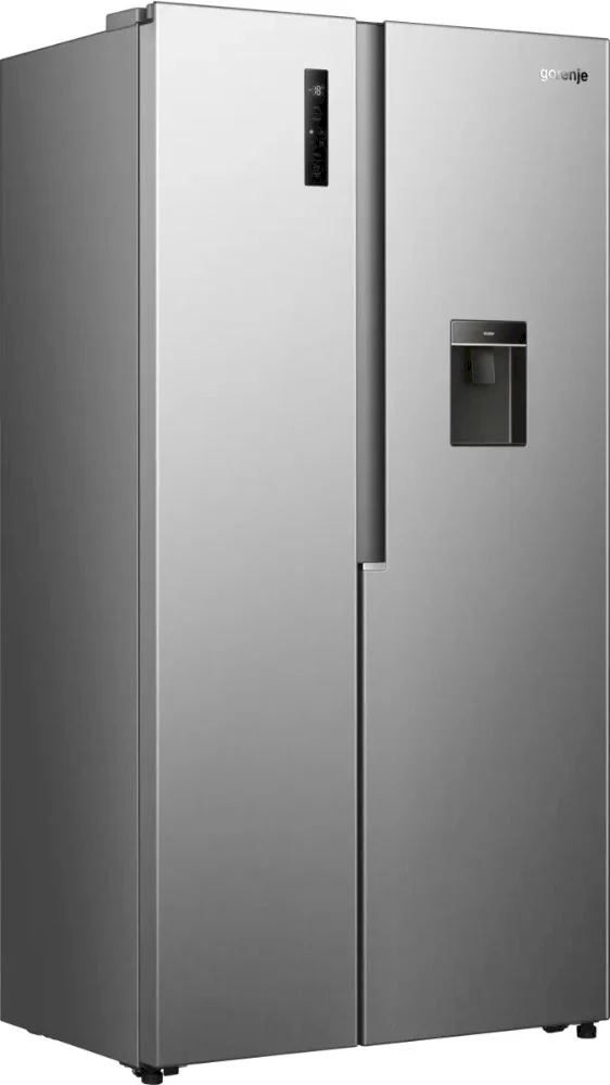 Холодильник Side by Side Gorenje NRS917E41XWD (G400 / Объем - 570 л / Высота - 178,6 см / A+ / Серебристый металлик / диспенсер / No Frost Plus)-0
