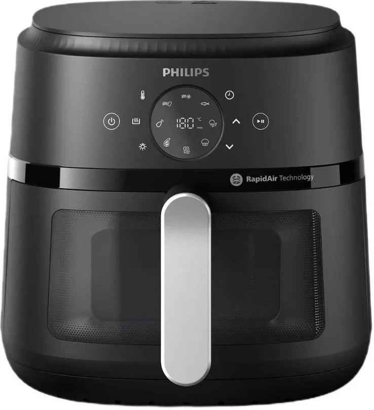 Аэрогриль Philips NA231/00 (1700 Вт, 6,2 л, упр. - сенсорное, программ - 13, таймер на - 60 мин)-0