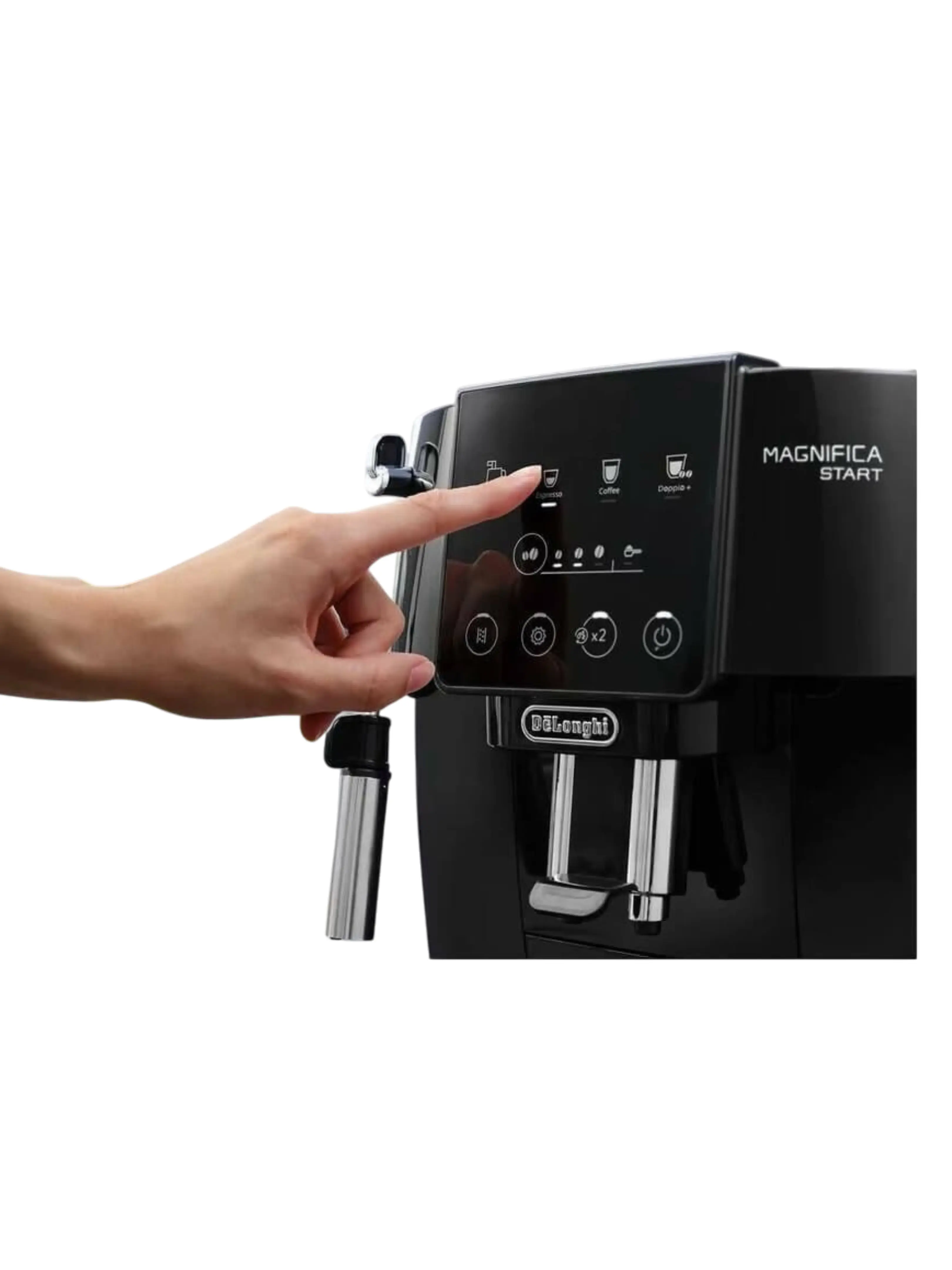 Кофемашина DeLonghi Magnifica Start ECAM220.21.B (кофе зерновой, молотый/ 1450 Вт/ 1.8 л/ капучинатор/ 3 напитка)-2