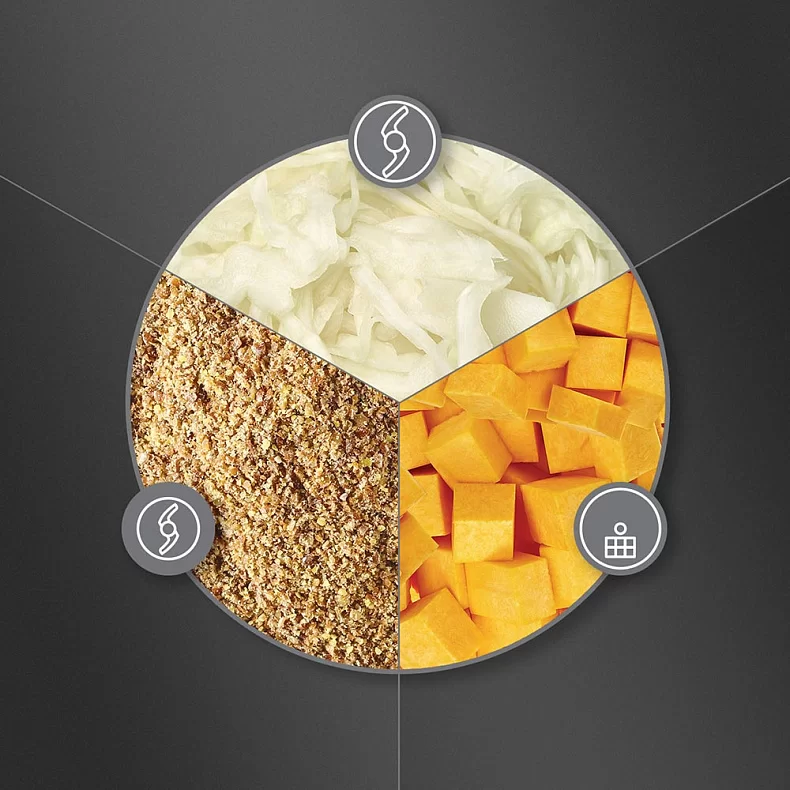 Блендер Redmond BH407 (1500 Вт / скоростей 5 / турборежим / венчик, измельчитель, стакан, комбайн, шинковка, нарезка кубиками)-5