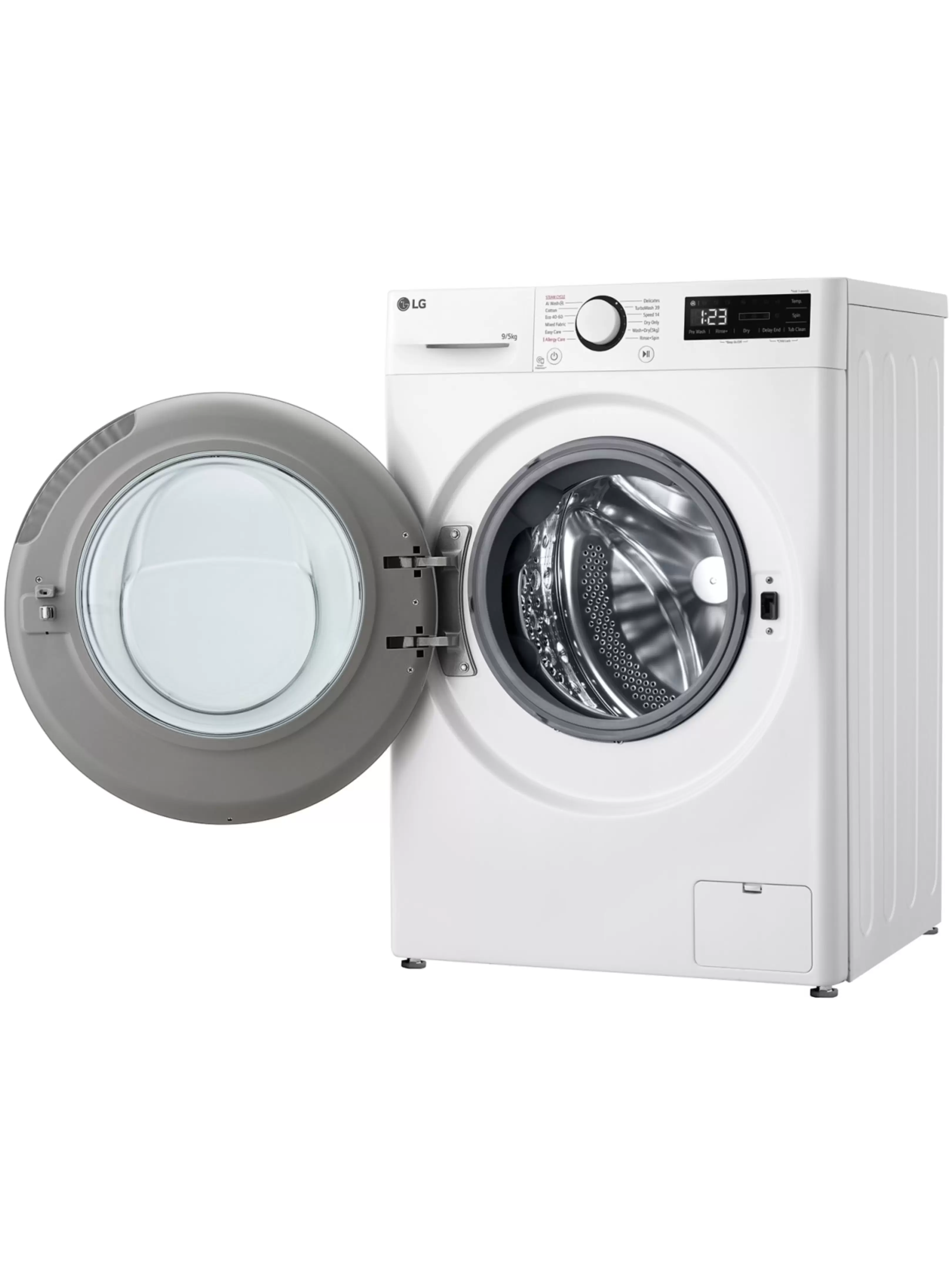 Стирально-сушильная машина LG F2DR509S1W (47.5см / 9кг / 5кг / 1200об / пар / добавление белья / AI DD / TurboWash™360 / Inverter Direct Drive / A+++)-10