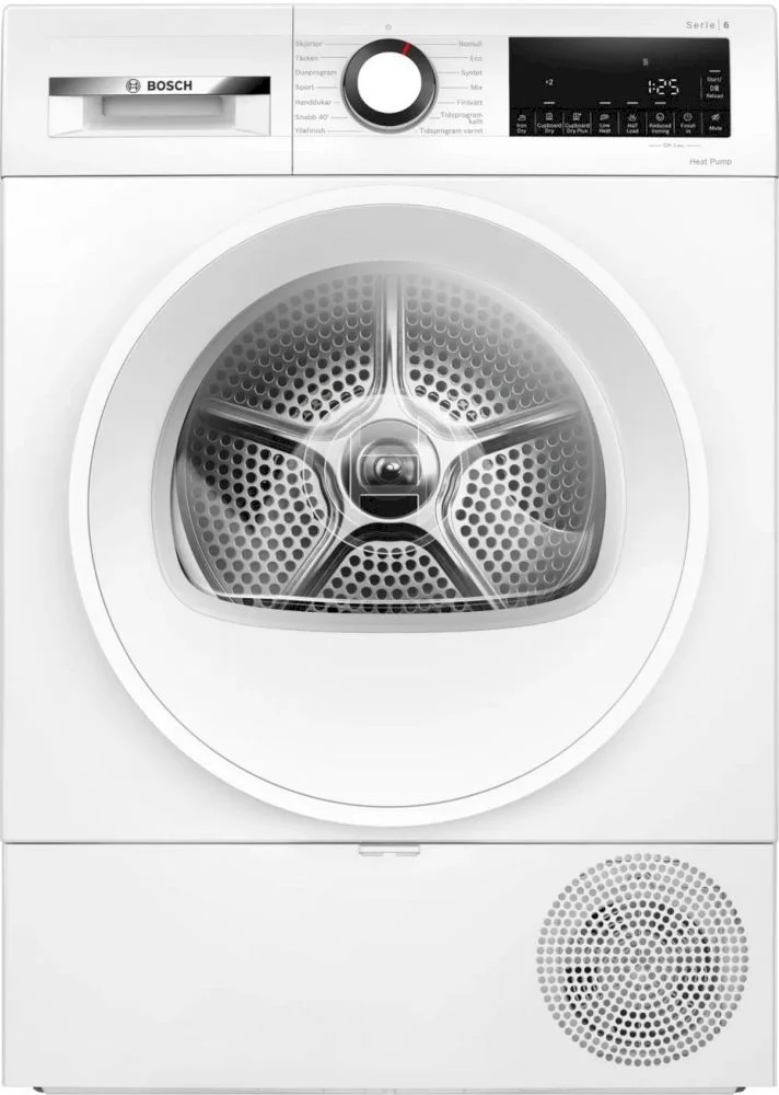 Сушильная машина с тепловым насосом Bosch WQG2320LSN (Serie6 / 61,3см / 8кг / AutoDry / AntiVibration Design / А+++)-0