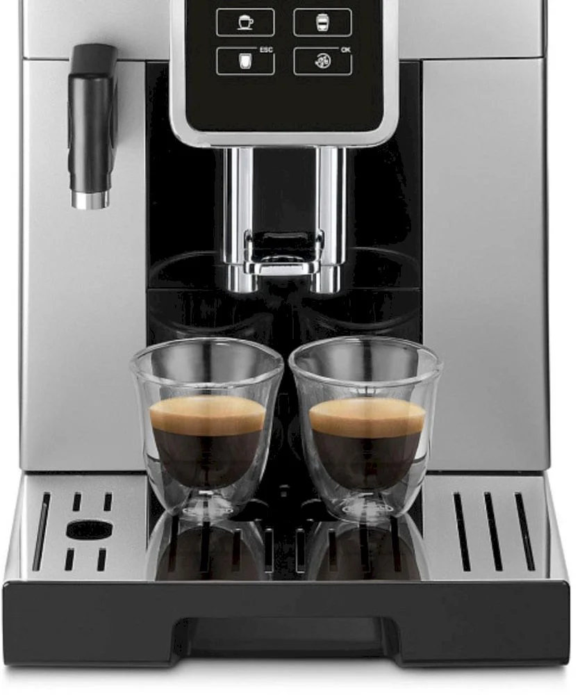 Кофемашина DeLonghi Dinamica ECAM350.50SB (кофе зерновой, молотый/ 1450 Вт/ 1.8 л/ автоматический капучинатор/ 5 напитков)-2