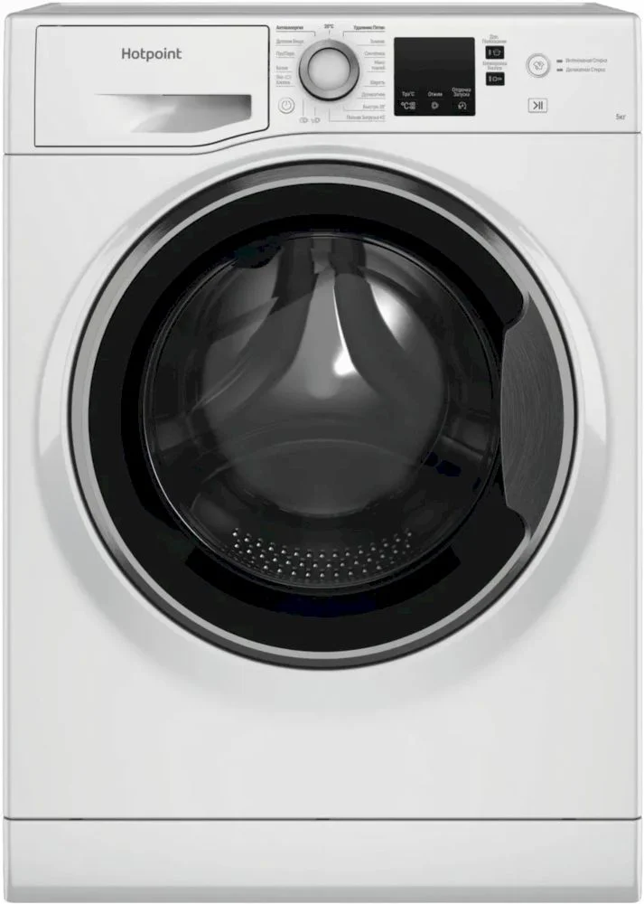 Стиральная машина Hotpoint NUS 5015 S RU (34,8см / 5кг / 1000об / A)-0