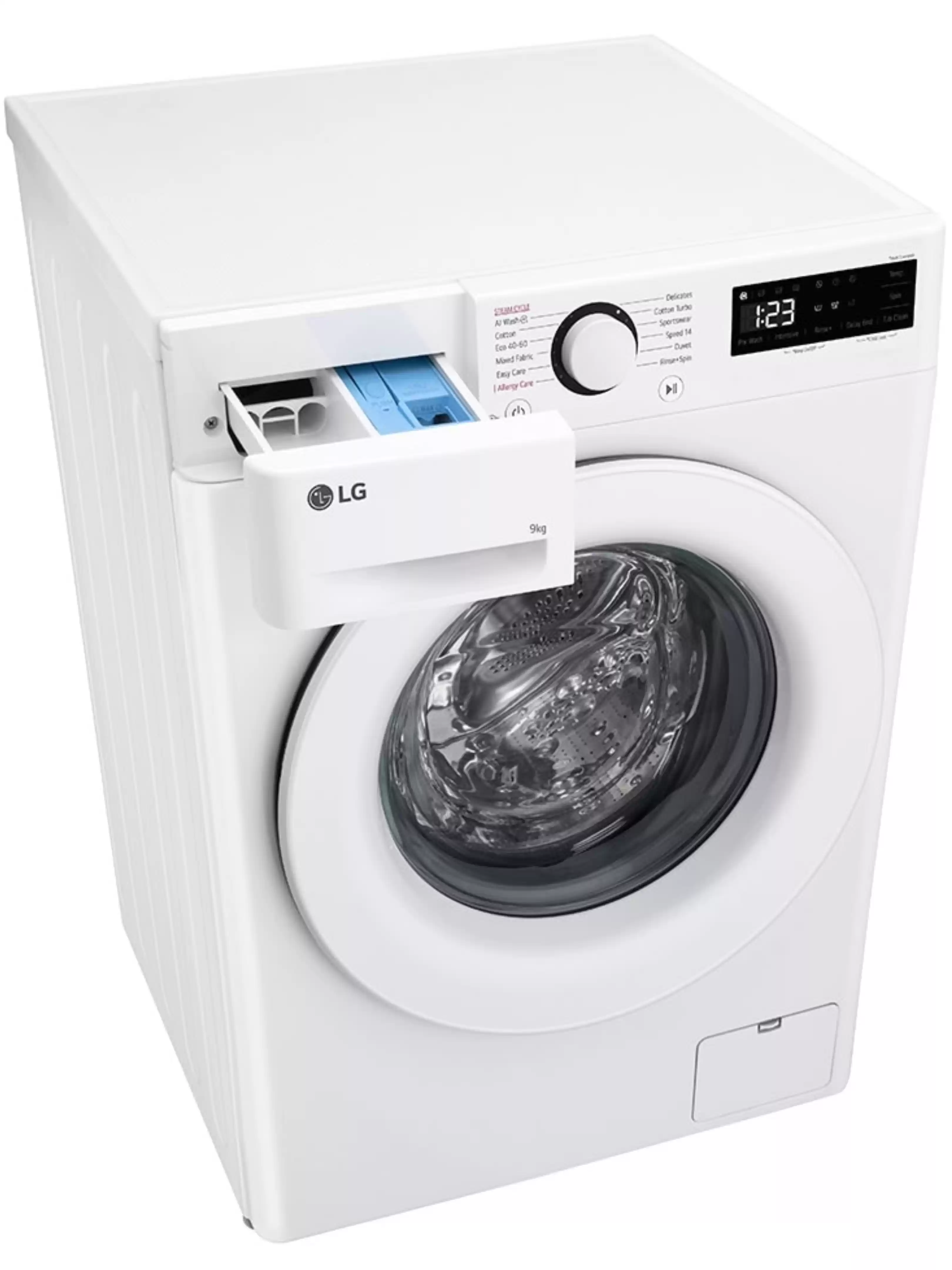 Стиральная машина LG F4WR509SWW (56,5см / 9кг / 1400об / пар / AI DD / Steam / Smart Diagnosis / Inverter Direct Drive / A+++)-8