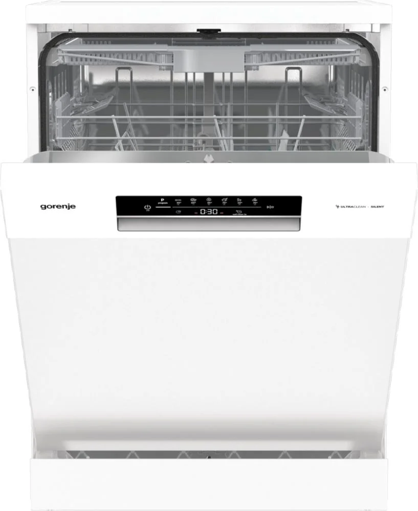 Машина посудомоечная отдельностоящая 60 см Gorenje GS643E90W (Essential / 16 комплектов / 3 полки / Расход воды - 11 л / А++)-0