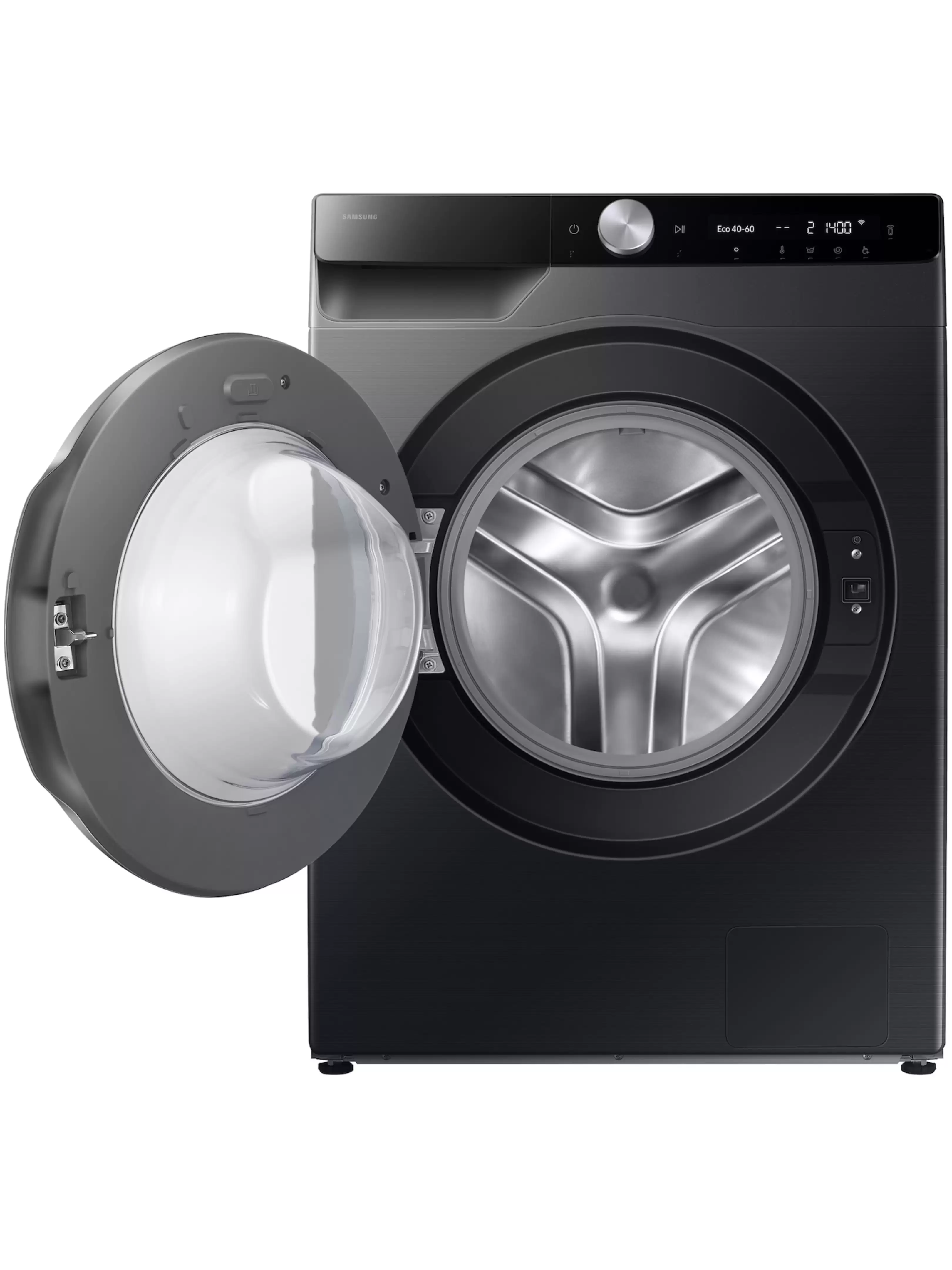 Стиральная машина Samsung WW90DG6U85LBU4 (55см / 9кг / 1400об / пар / StayClean / EcoBubble™ / Wi-Fi / Чёрный)-3