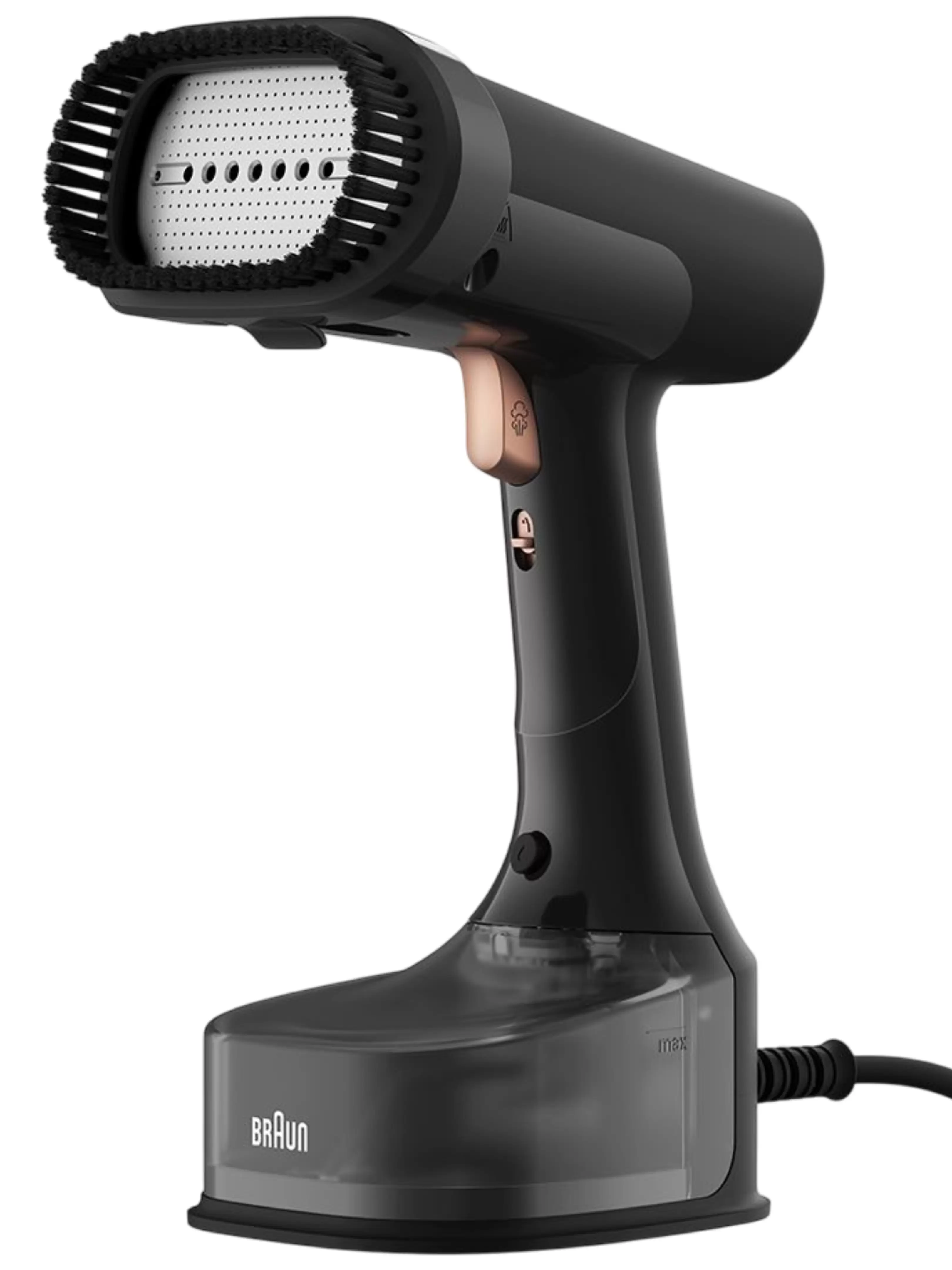 Отпариватель ручной Braun GS7077BK (1600 Вт / 0.25 л / 35 г/мин / горизонтальное отпаривание)-1