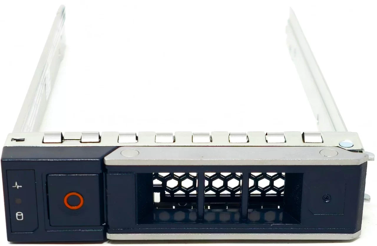 Салазки для жестких дисков DELL 3.5" SAS SATA Tray Caddy для серверов PowerEdge R740, R740XD, R440, R540, R940, R640 (X7K8W, 0X7K8W)-0