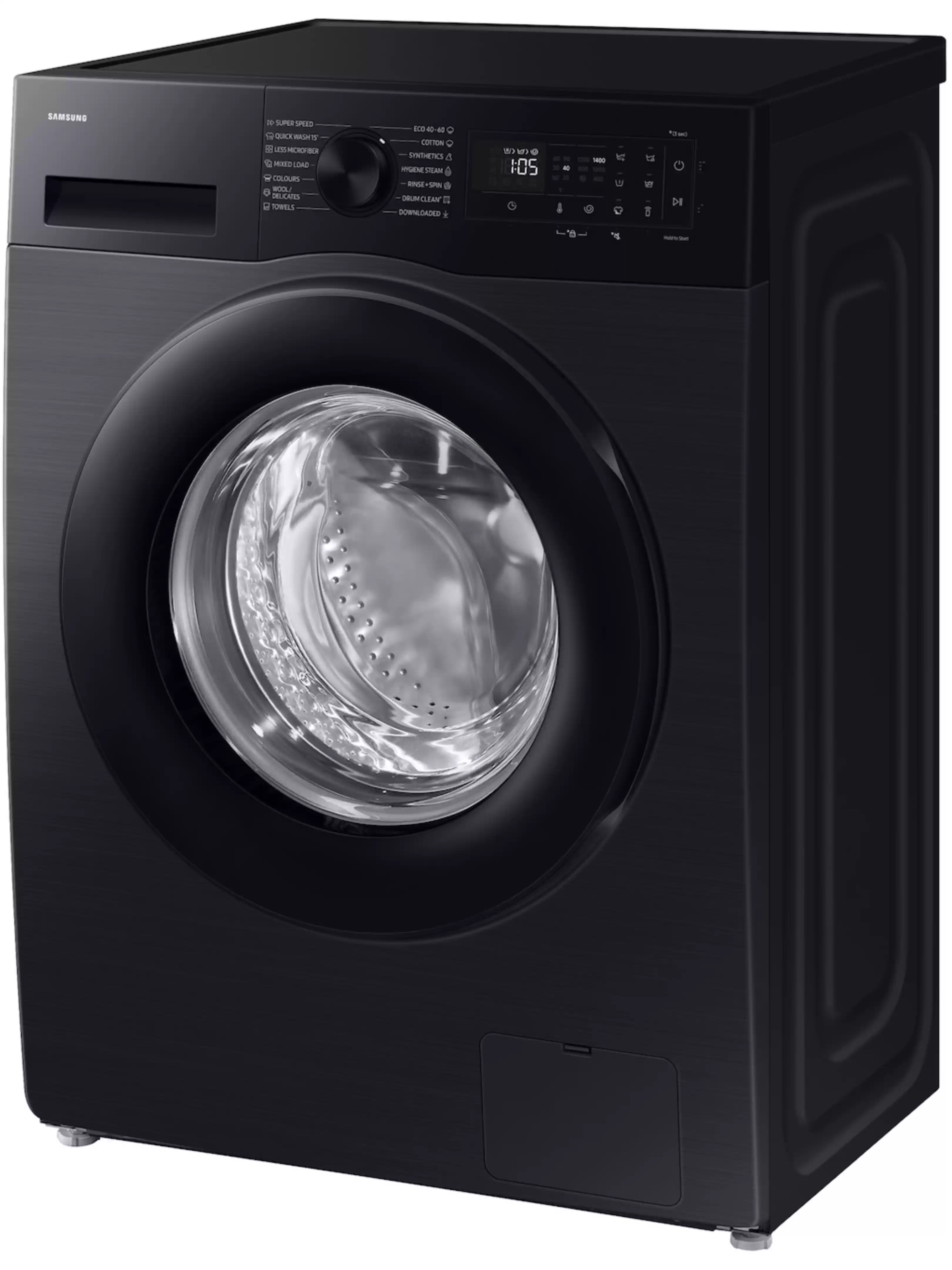 Стиральная машина Samsung WW90DG5G34AB (48см / 9кг / 1400об / пар / Wi-Fi / мотор - Digital Inverter / A+++ / Черный)-2